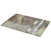 大理石模様をつけられたピクセルII カッティングボード (角)