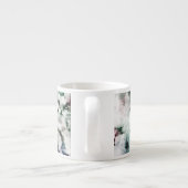 大理石模様をつけられた水晶質 エスプレッソカップ (裏面)