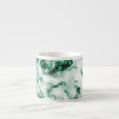 大理石模様をつけられた水晶質 エスプレッソカップ (正面)