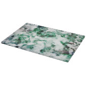 大理石模様をつけられた水晶質 カッティングボード (角)