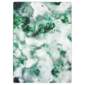 大理石模様をつけられた水晶質 クリップボード (裏面)