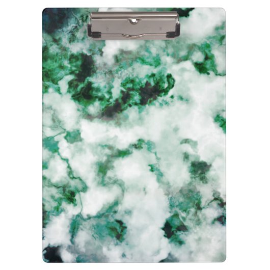 大理石模様をつけられた水晶質 クリップボード (正面)