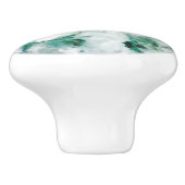 大理石模様をつけられた水晶質 セラミックノブ (側面)