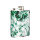 大理石模様をつけられた水晶質 フラスク (右)