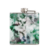 大理石模様をつけられた水晶質 フラスク (裏面)