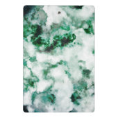 大理石模様をつけられた水晶質 ミニクリップボード (裏面)