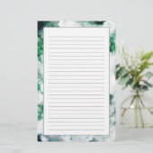 大理石模様をつけられた水晶質 便箋 (スタンド正面)