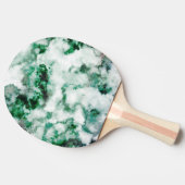 大理石模様をつけられた水晶質 卓球ラケット (横)