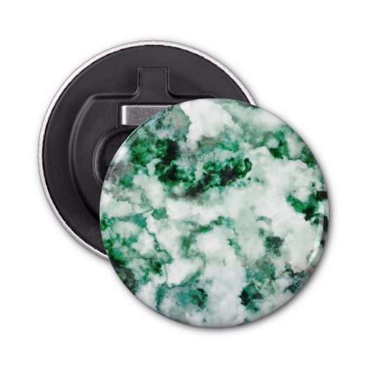 大理石模様をつけられた水晶質 栓抜き (正面)