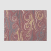 大理石模様をつけられた見返し 薄葉紙 (正面)