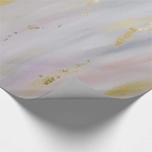 大理石模様をつけられるエレガントな金ゴールド ラッピングペーパー (角)