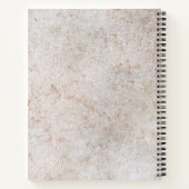 大理石模様スパイラルノート ノートブック (裏面)