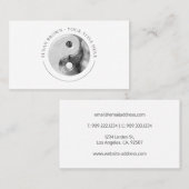 大理石模様陰陽名刺 名刺 (正面/裏面)