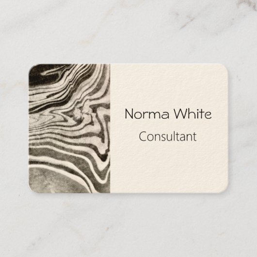 大理石模様 名刺 (正面)
