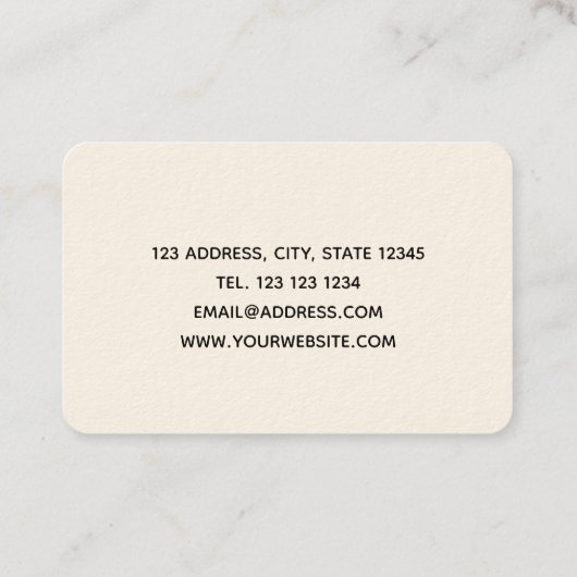 大理石模様 名刺 (裏面)