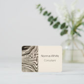 大理石模様 名刺 (スタンド正面)