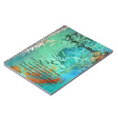 大理石水抽象芸術の祈りの言葉ジャーナル ノートブック (左側)