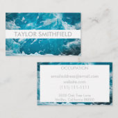 大理石氷河 名刺 (正面/裏面)