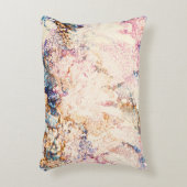 大理石流体抽象芸術パターン アクセントクッション (正面(垂直))