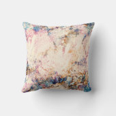 大理石流体抽象芸術パターン クッション (裏面)