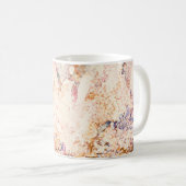 大理石流体抽象芸術パターン コーヒーマグカップ (正面右)