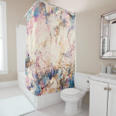 大理石流体抽象芸術パターン シャワーカーテン (インサイチュ)
