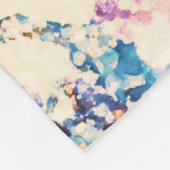 大理石流体抽象芸術パターン フリースブランケット (角)