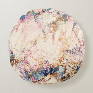 大理石流体抽象芸術パターン ラウンドクッション