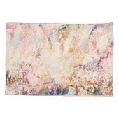 大理石流体抽象芸術パターン 枕カバー (裏面)