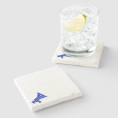 大理石石コースター ストーンコースター (横)