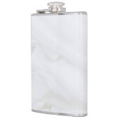 大理石石ビニ包まれたルフラスコ、8オズ フラスク (左)