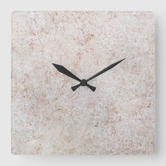 大理石石模様アクリル壁時計 スクエア壁時計 (正面)