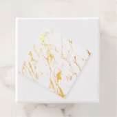 大理石空白のモダン金箔 フェイバータグ (箱)