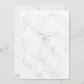 大理石空白の結婚式招待状独自の作成 招待状 (正面)