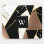 大理石箔幾何学的モザイク マウスパッド (正面)