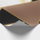 大理石箔幾何学的モザイク ラッピングペーパー (角)