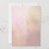 大理石粉色现代字体30岁生日派对 招待状 (裏面)