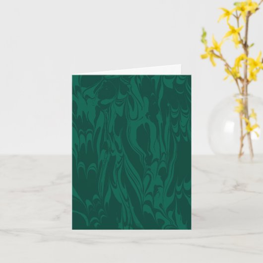 大理石紋松木賀卡 カード (黄色い花)