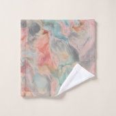 大理石素晴らし灰色バスルーム用タオルセット バスタオルセット (ウォッシュタオル)