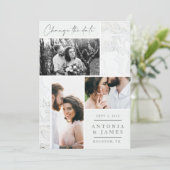 大理石結婚の期日の変更 セーブザデート (スタンド正面)