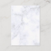 大理石結婚の詳細カード エンクロージャーカード (裏面)