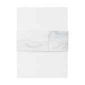 大理石結婚エレガント石 招待状ベリーバンド (裏面例)