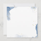 大理石結婚式招待状サンキューカード サンキューカード (裏面)