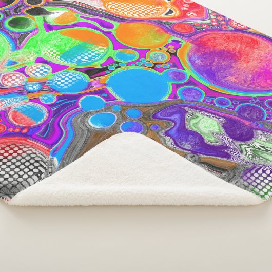 大理石絵を描デジタルアートの効果 シェルパブランケット (3/4)