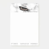 大理石絵を描モダンストローク名 – Post-it® Notes ポストイット (正面)