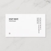 大理石縁どミニマルモダントレンディー 名刺 (裏面)