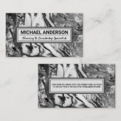 大理石背景 名刺 (正面/裏面)