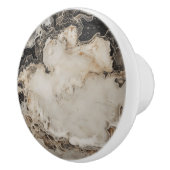 大理石自然の色パターン セラミックノブ (右)