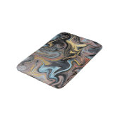 大理石自然アートワークゴールデングリッター バスマット (アングル)