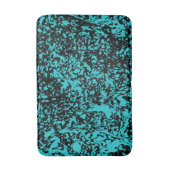 大理石花崗岩テクスチャブルー バスマット (正面縦)